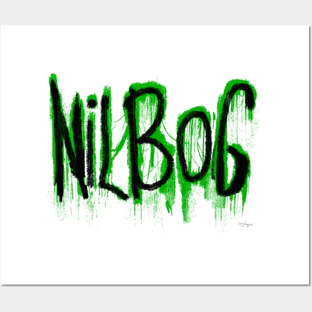 Nilbog Wall Art by DougSQ